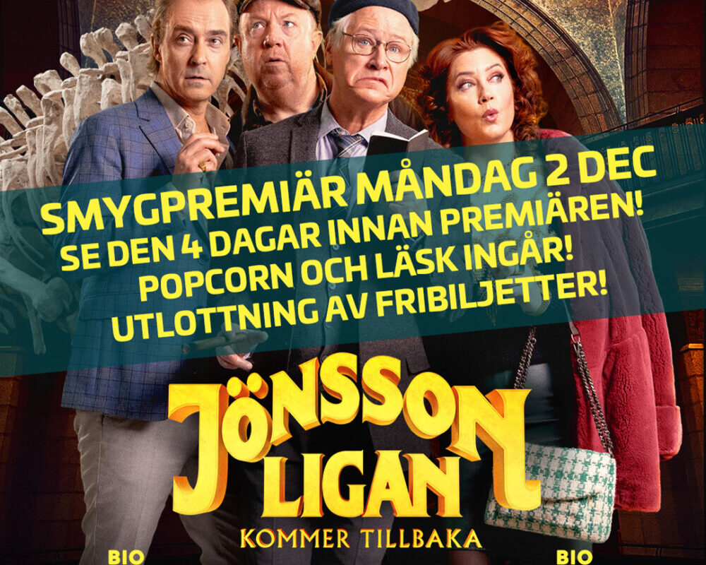 JÖNSSONLIGAN SMYGPREMIÄR