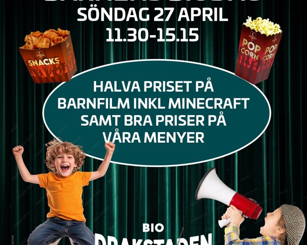 Barnens Biodag Söndag 27 april kl 11.30-15.15