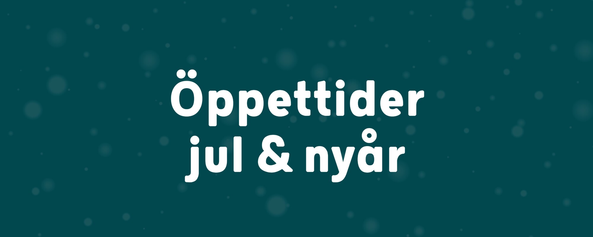 Bio under ledigheterna